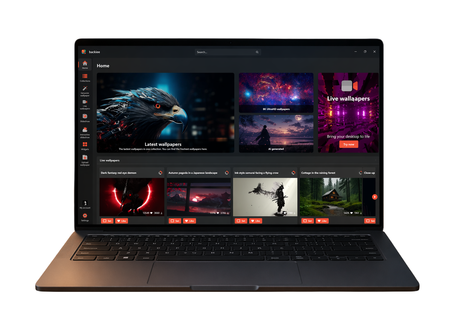 backiee Applications - Wallpaper Apps for Windows, Android and iOS