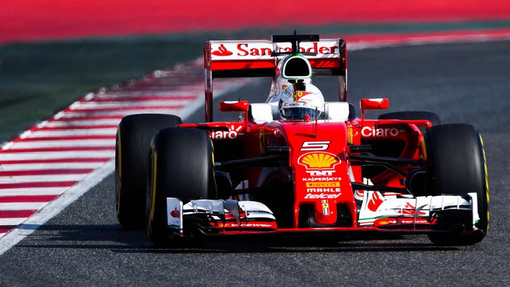 Ferrari F1 Power on Track wallpaper