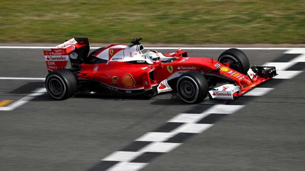 Ferrari F1 in Action wallpaper