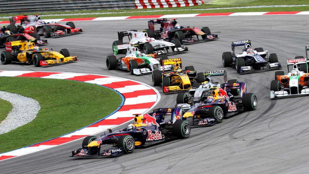 High-Octane Formula 1 Racing Thrills wallpaper