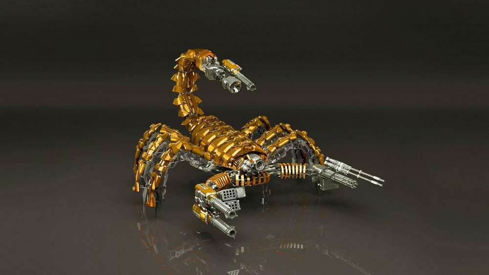 Metallic Scorpion Robot Concept wallpaper