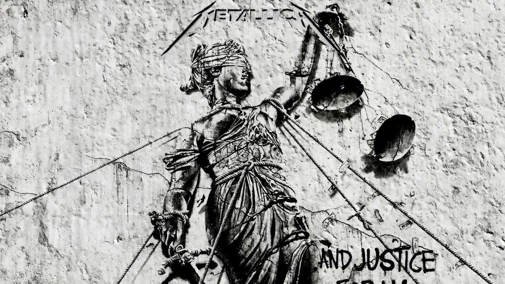 Metallica's Justice in Monochrome wallpaper