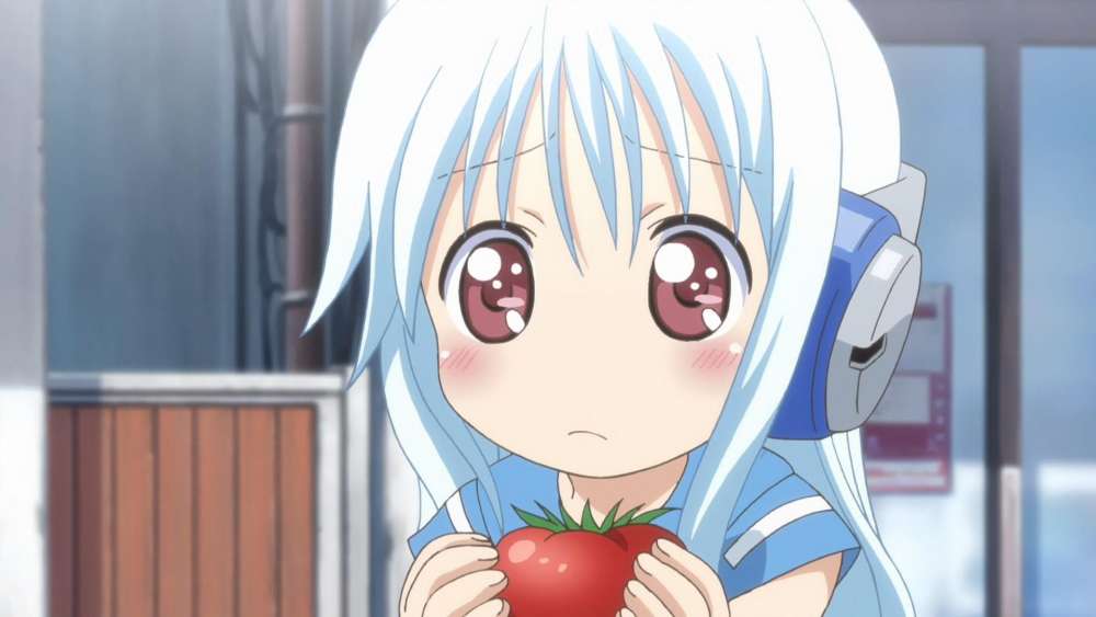 Innocent Encounter with a Strawberry wallpaper