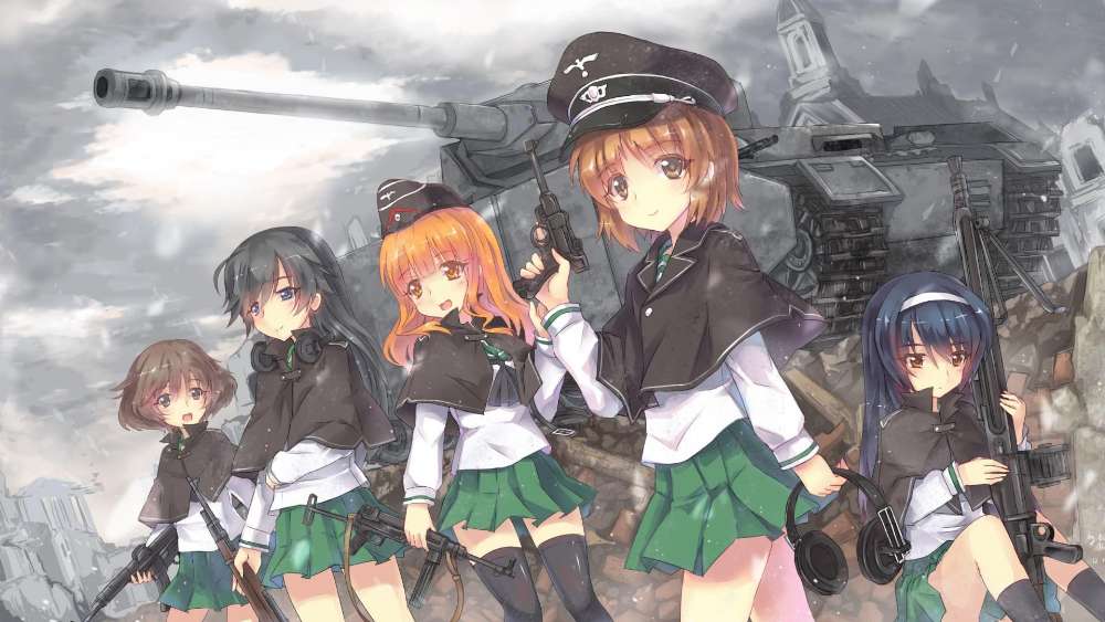 Militant Moe March on the Battlefield wallpaper