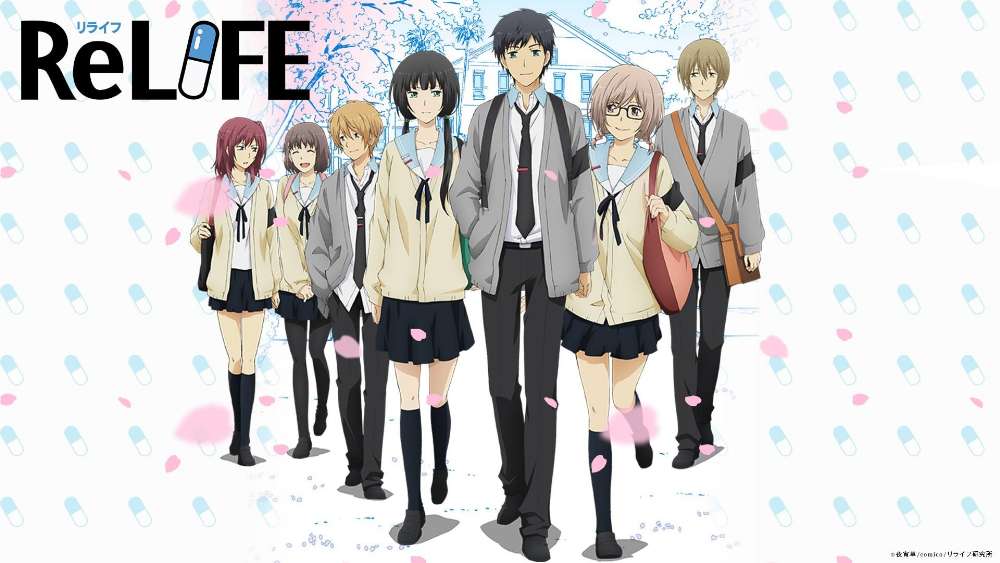 ReLIFE Anime Series Cast Wallpaper wallpaper