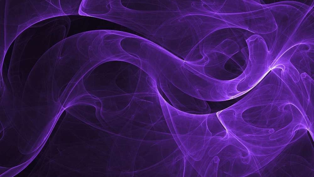 Ethereal Purple Waves in Motion wallpaper