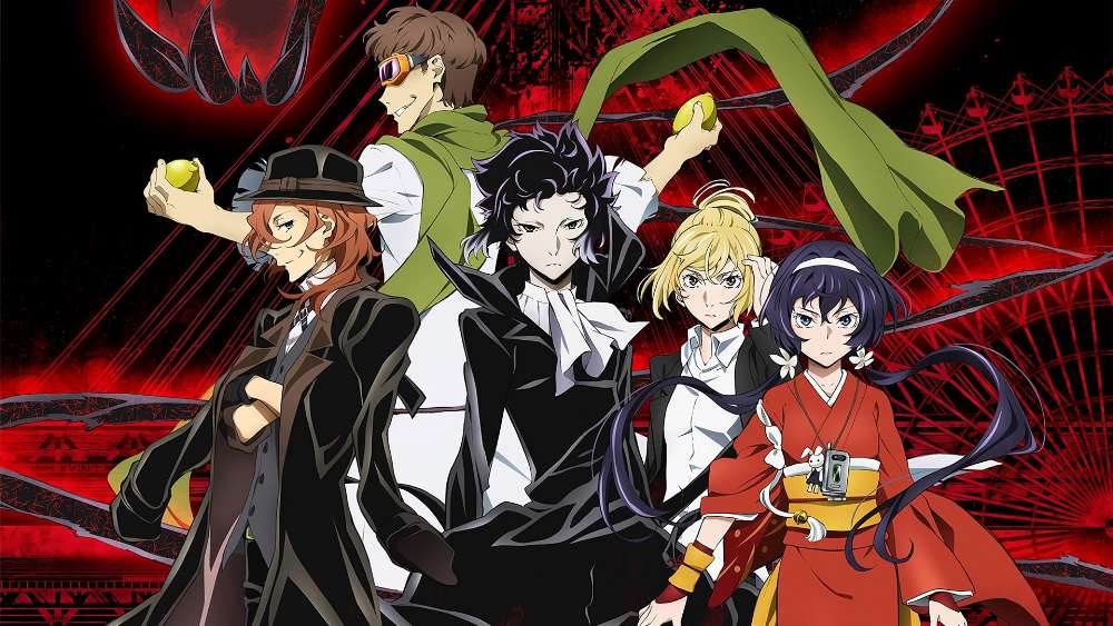 Mysteries Unfold in Bungo Stray Dogs Panorama wallpaper