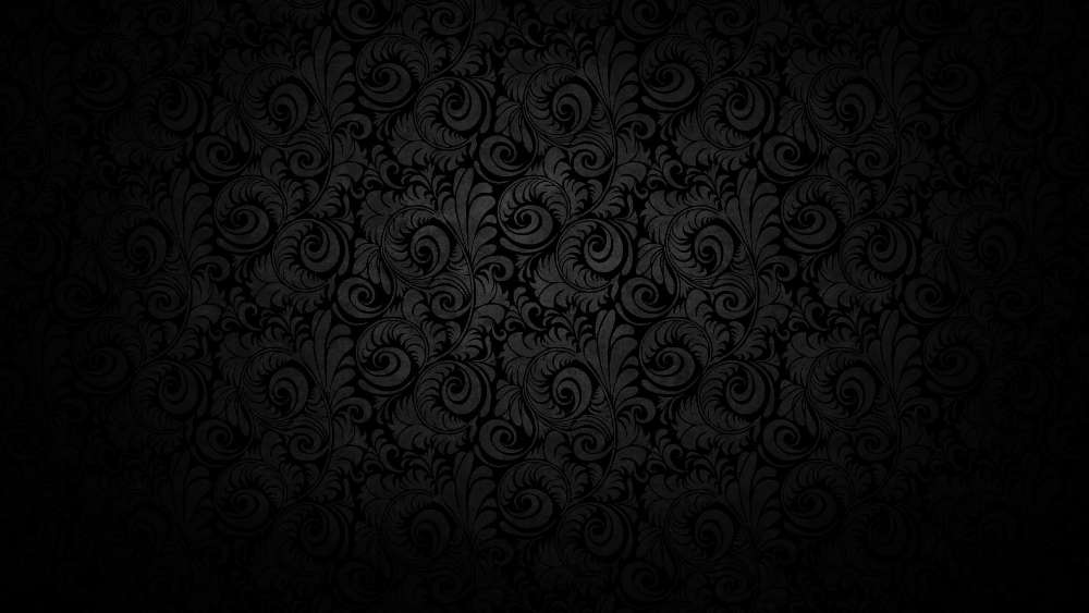 Black wallpaper pattern wallpaper