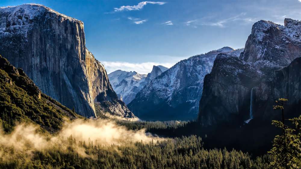 Yosemite Valley and El Capitan, Yosemite National Park wallpaper