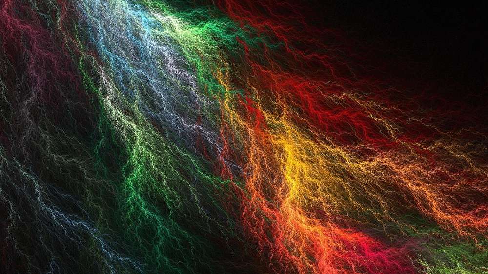 Vibrant Spectrum of Digital Silk wallpaper