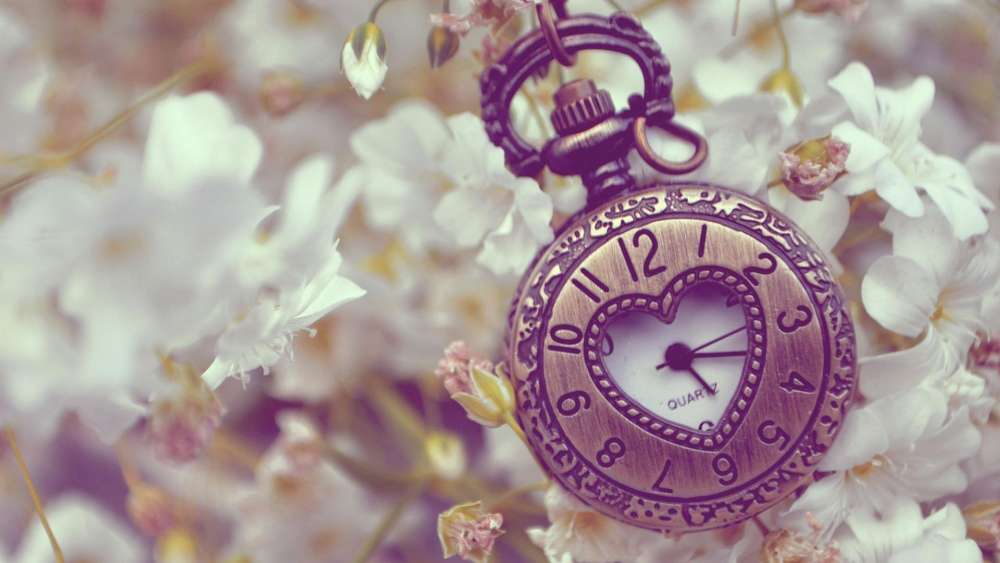 Timeless Love Blooming in Springtime wallpaper