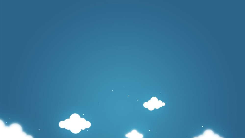 Clouds with Faces in the Sky wallpaper