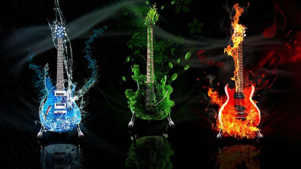 Electric Essence of Music wallpaper