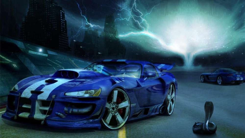 Thunderstorm Racing Dream wallpaper