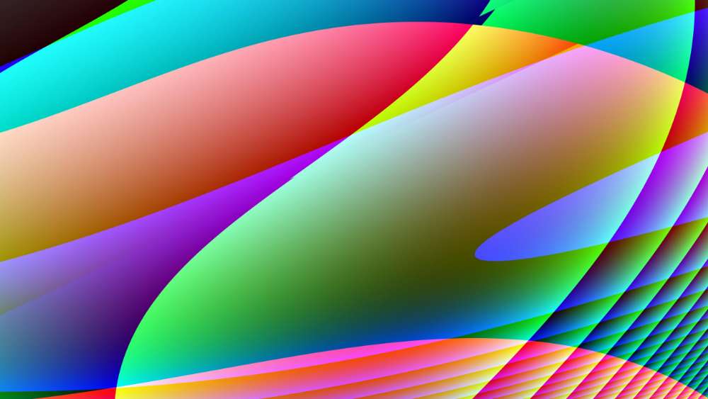 Vibrant Spectrum of Swirling Colors wallpaper