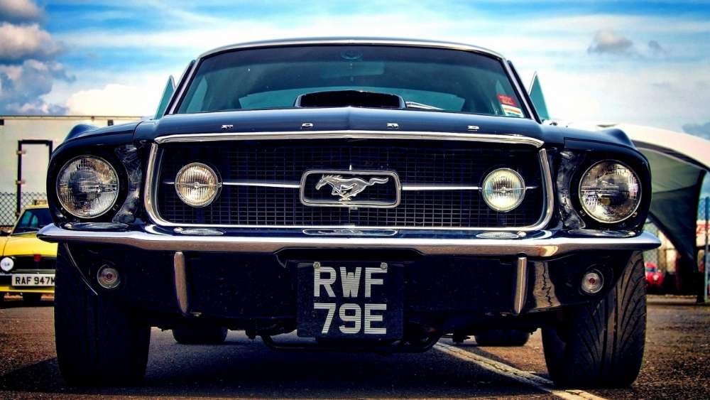 Classic Mustang Muscle in Full Glory wallpaper