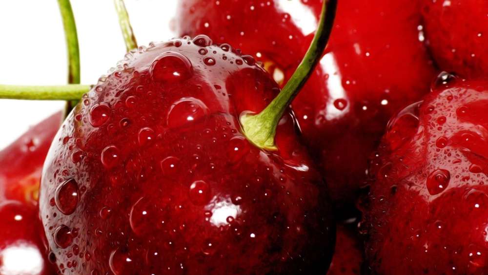 Juicy Cherries Freshness wallpaper