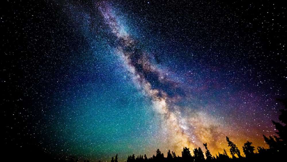 Stellar Night Panorama wallpaper