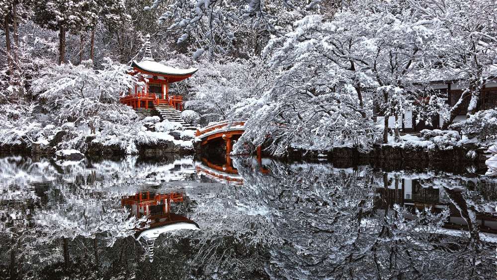 Winter Wonderland in Japan wallpaper