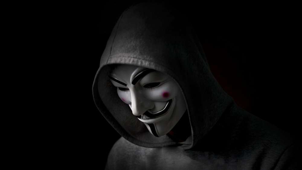 Hacker Mask (Anonymous) wallpaper