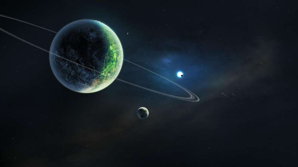 Alien Planets and Celestial Wonders wallpaper