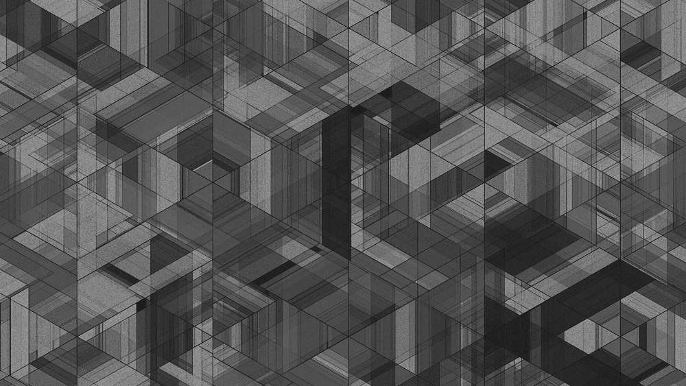 Monochrome Geometric Complexity wallpaper