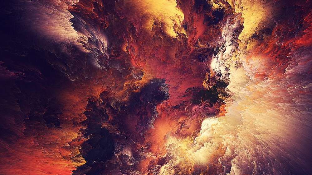 Vivid Abstract Inferno wallpaper