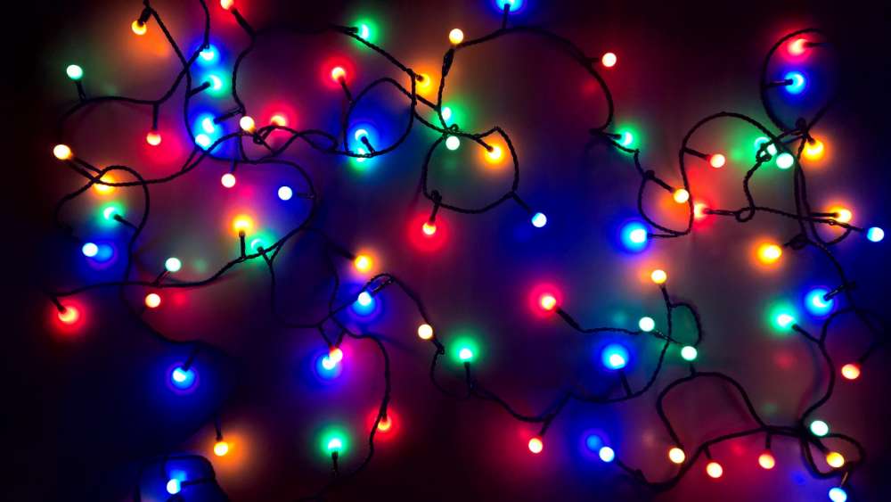 Festive Glow of Christmas Cheer wallpaper