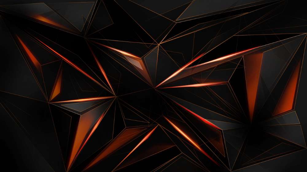 Dark Geometric Elegance wallpaper