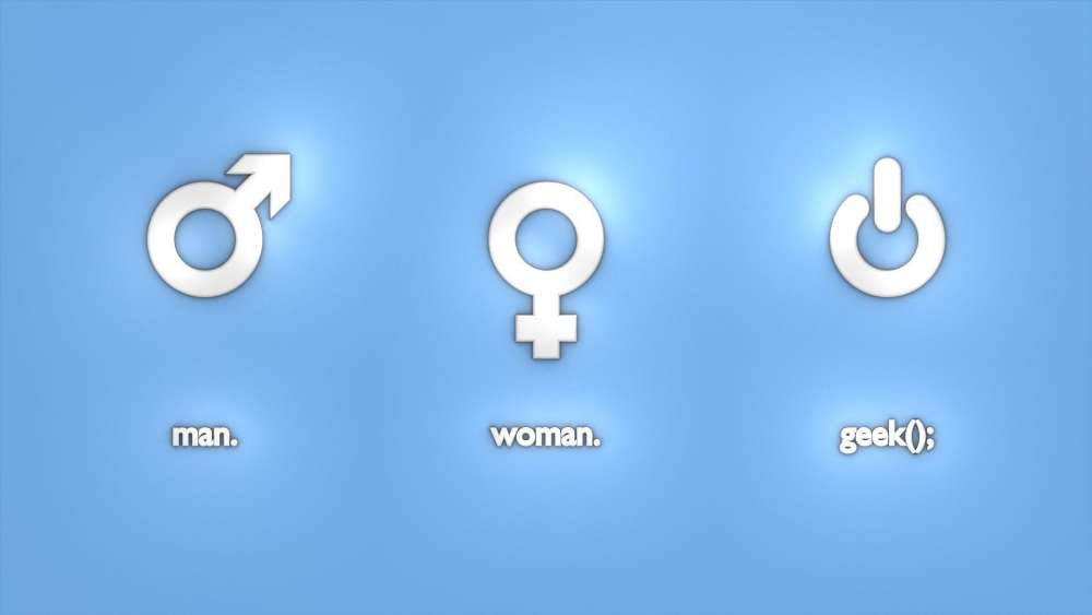 Gender Symbols and Geek Culture Mashup wallpaper