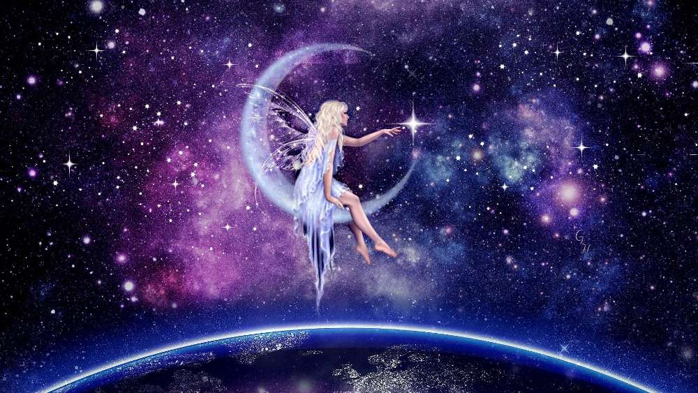 Enchanted Cosmic Fairy Wallpaper wallpaper