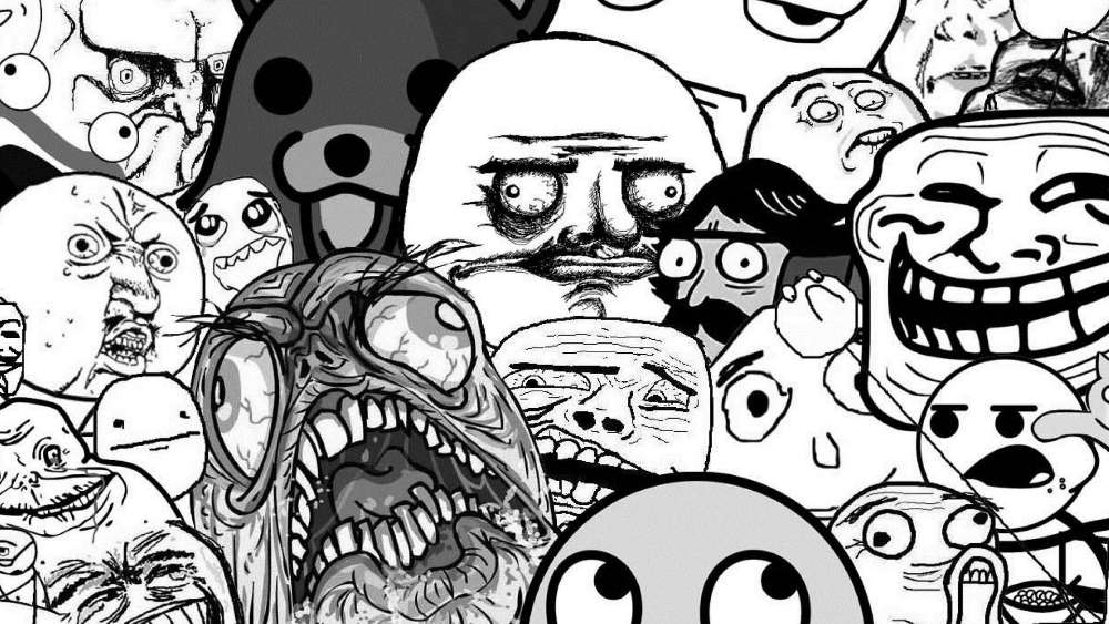 Rage Comic Collage of Expressions wallpaper