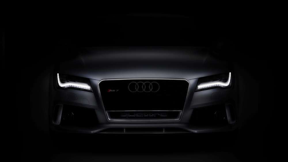 Audi RS7 Dominance in the Dark wallpaper