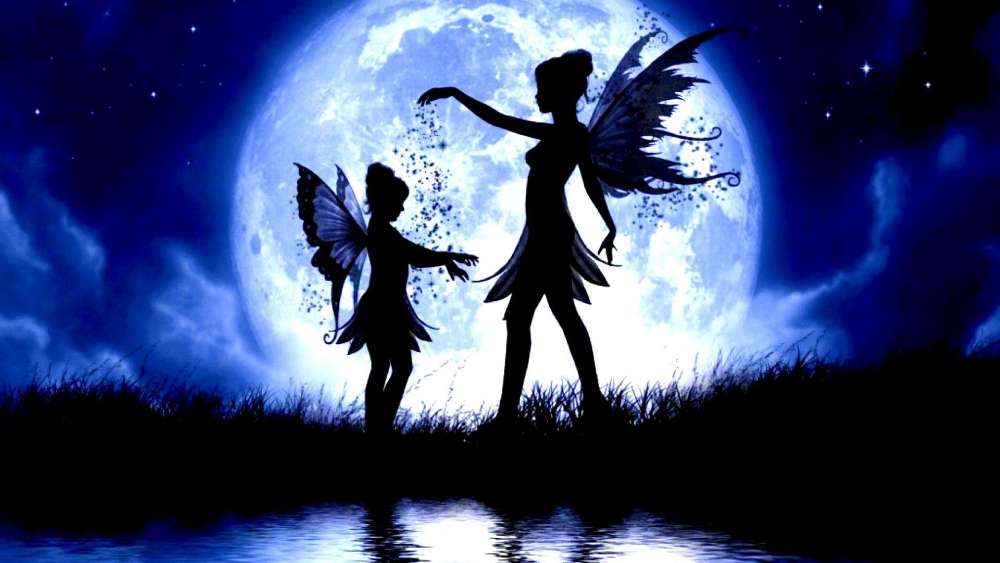Enchanted Moonlight Dance wallpaper