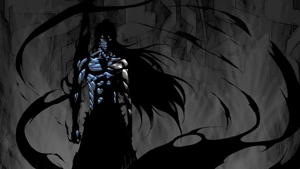 Mysterious Shadow Warrior in the Dark wallpaper