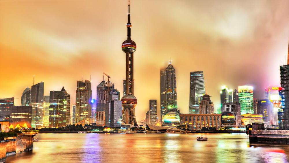 Oriental Pearl Tower (Shanghai) wallpaper