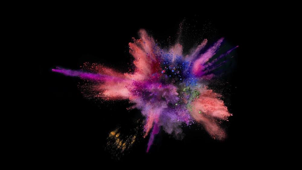 Vibrant Nebula of Hues wallpaper