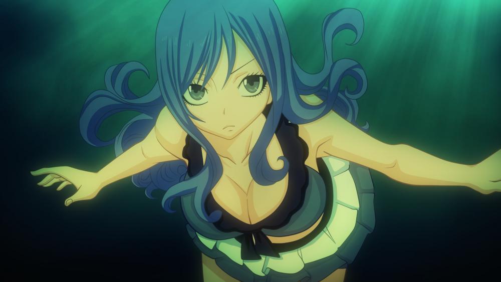 Mystical Juvia in Aquatic Serenity wallpaper