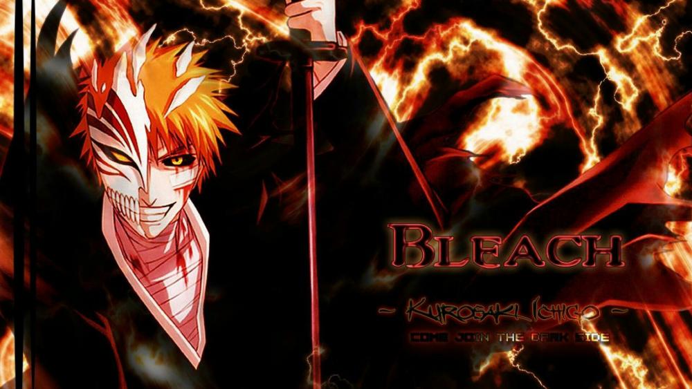 Intense Anime Warrior in Flaming Battle wallpaper