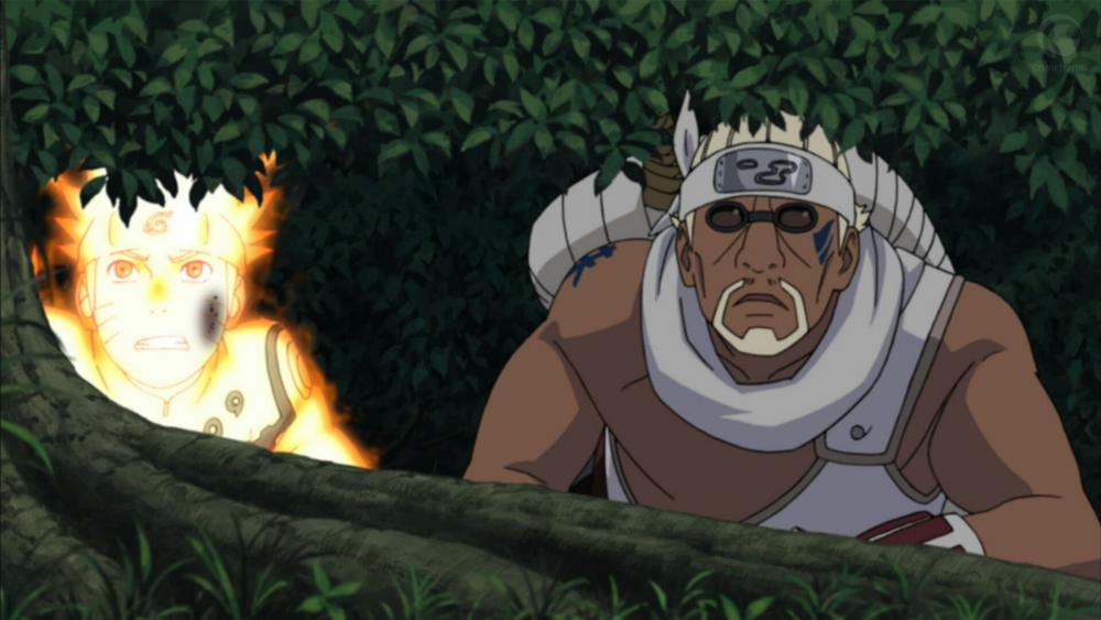 Naruto and Killer Bee Unite in the Forest wallpaper