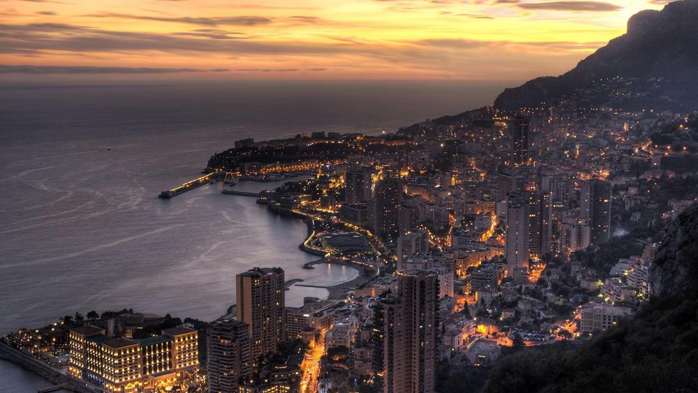 Monte-Carlo at the French Riviera, Monaco wallpaper