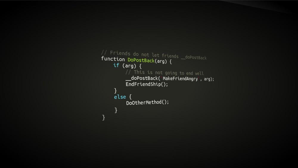 Programmer Humor: Friendship in Code wallpaper