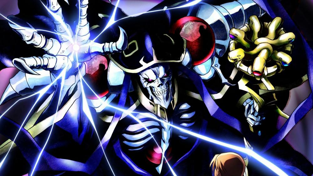 Overlord's Ainz Ooal Gown Majestic Stance wallpaper