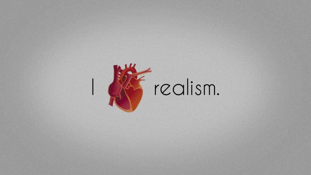 Embracing Realism with Heart and Humor wallpaper