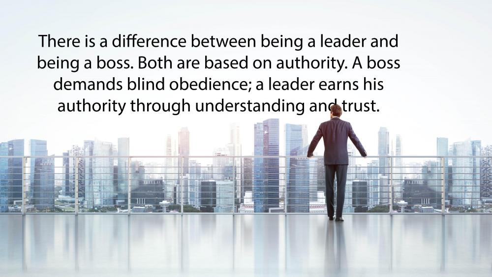Leadership vs Boss Mindset in Authority wallpaper