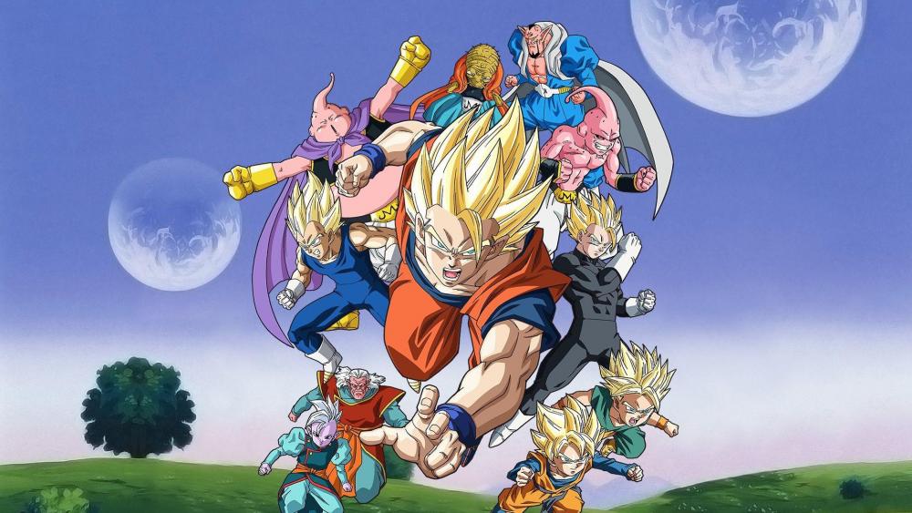 Epic Battle Ready Anime Heroes wallpaper
