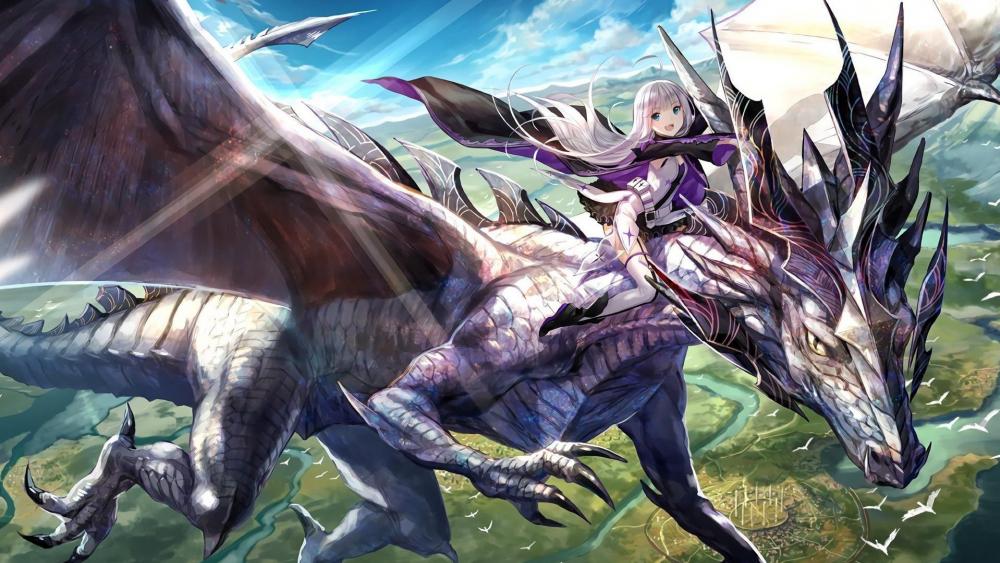 Dragon Rider Adventure wallpaper