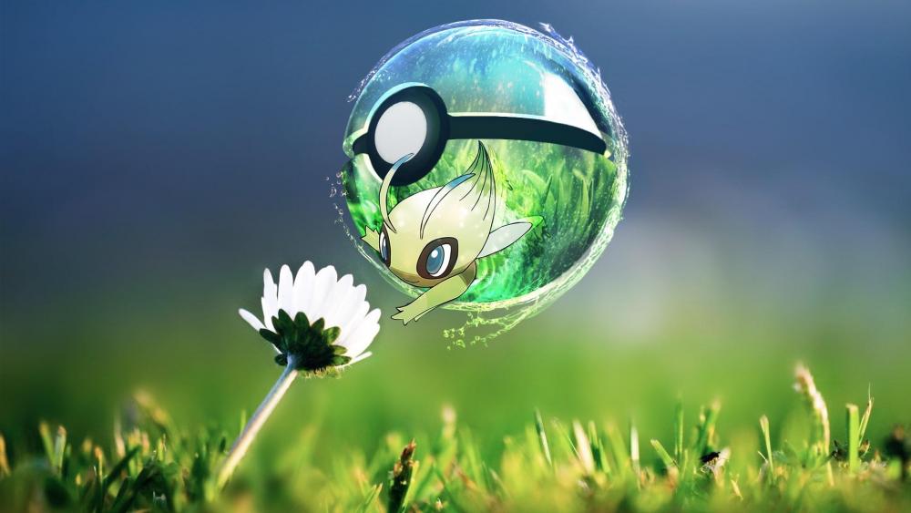 Mystical Encounter in the Grass wallpaper