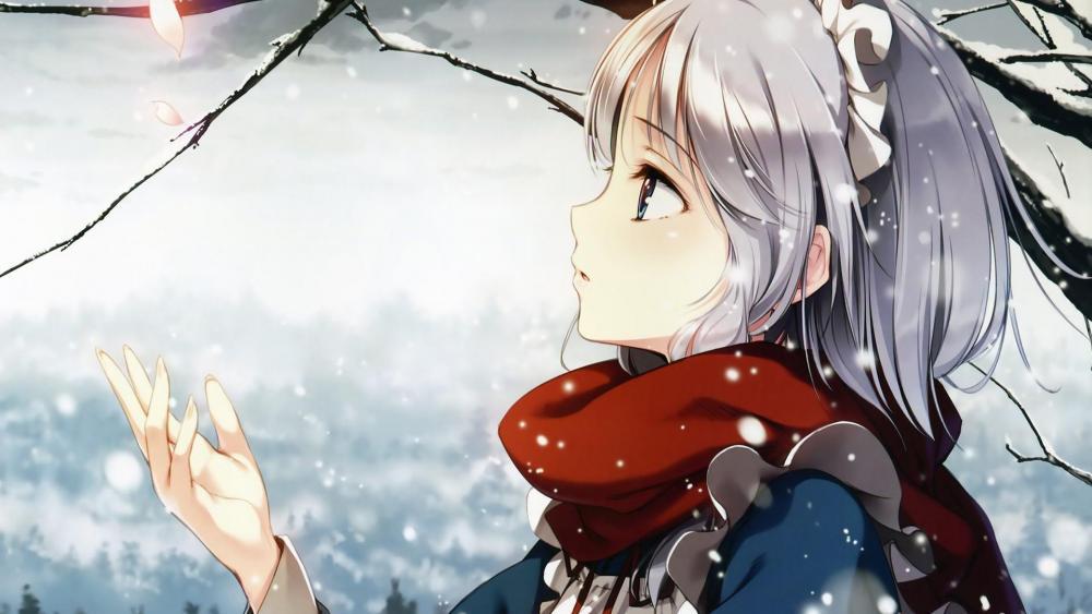 Winter Whisper Anime Dreamscape wallpaper