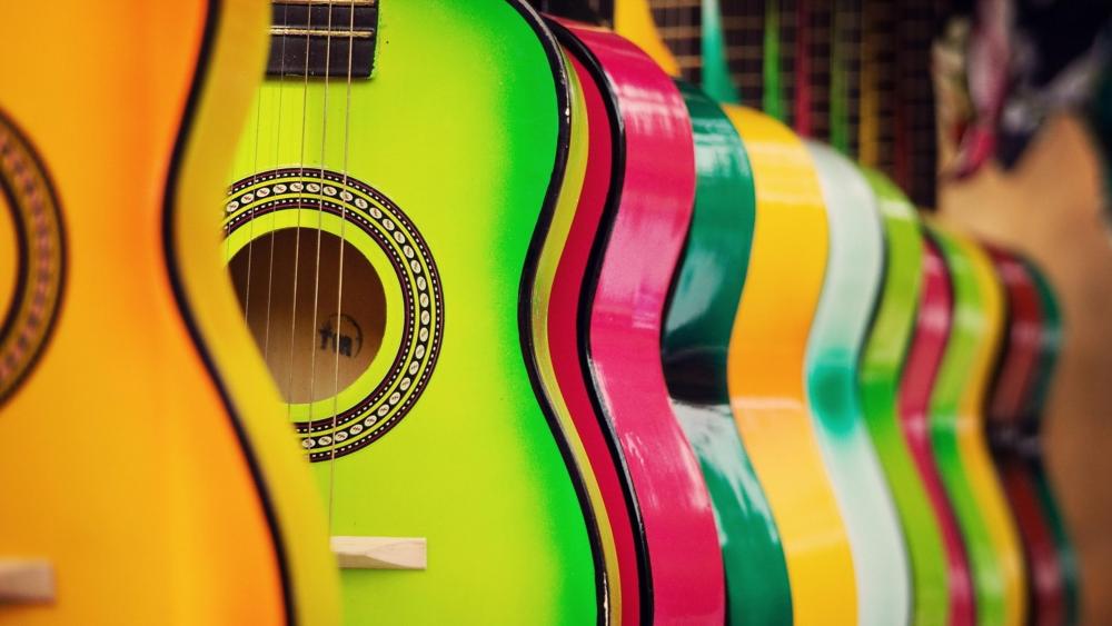 Vibrant Guitars Line Up wallpaper